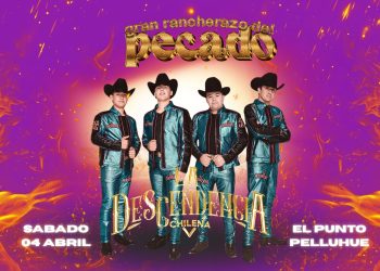 Grupo “La descendencia chilena” se presenta este sábado en Pelluhue