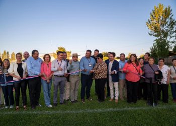 Gobierno del Maule inaugura cierre perimetral en Estadio Lo Valdivia de Sagrada Familia