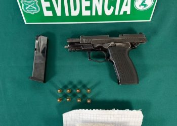 Detienen a hombre en situación de calle con arma de fuego y droga