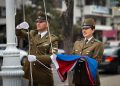 Carabineros de Chile conmemora su 99° aniversario con izamiento de la gran bandera en Talca
