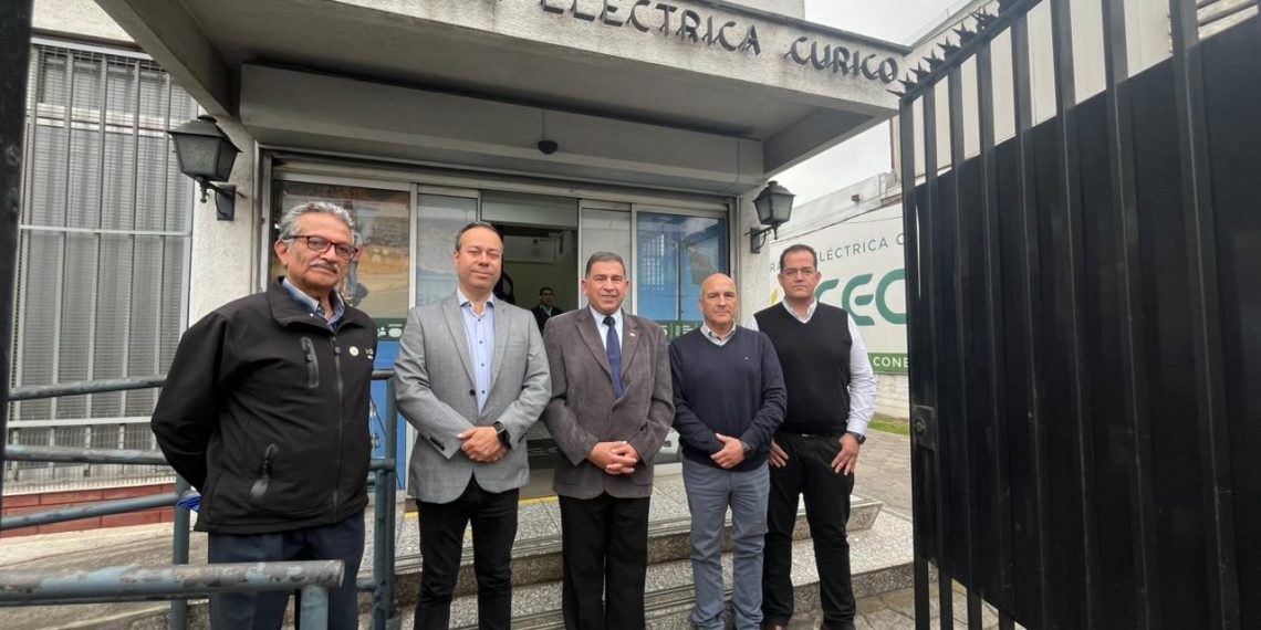 Delegado presidencial sostuvo reunión de coordinación con la Cooperativa Eléctrica Curicó 