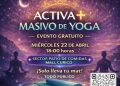 Abren inscripciones para el Activa+ Masivo de Yoga en Curicó
