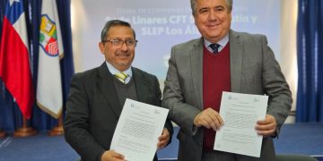 SLEP Los Álamos y CFT San Agustín firman convenio para potenciar educación técnica 