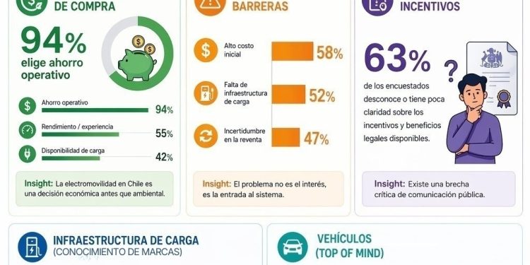 El 94% de los dueños de autos eléctricos declara que el ahorro es uno de los principales motivadores para preferirlo