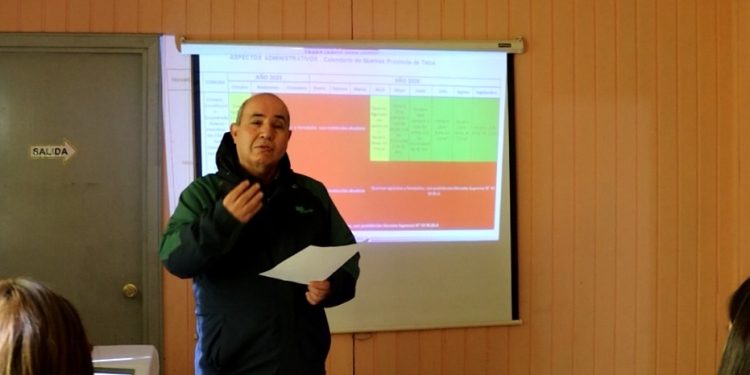 Conaf Maule  refuerza en Empedrado acciones de prevención y uso responsable del fuego