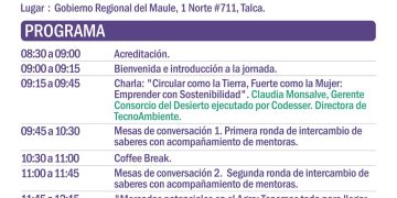 Cumbre Mil Mujeres Maule presenta programación oficial del encuentro