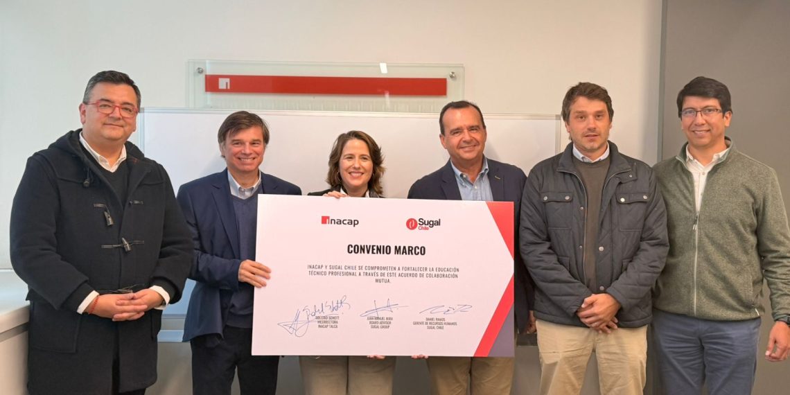 Sugal Chile e INACAP firman acuerdo para potenciar la Educación Técnico Profesional en el Maule y el país