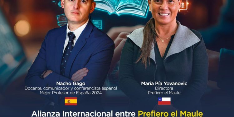 Alianza internacional entre Prefiero el Maule y el mejor profesor de España 2024, Nacho Gago