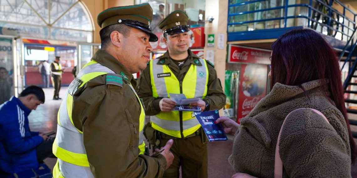 Despliegan fiscalizaciones preventivas por interferiado del 21 de Mayo en Terminal de Linares