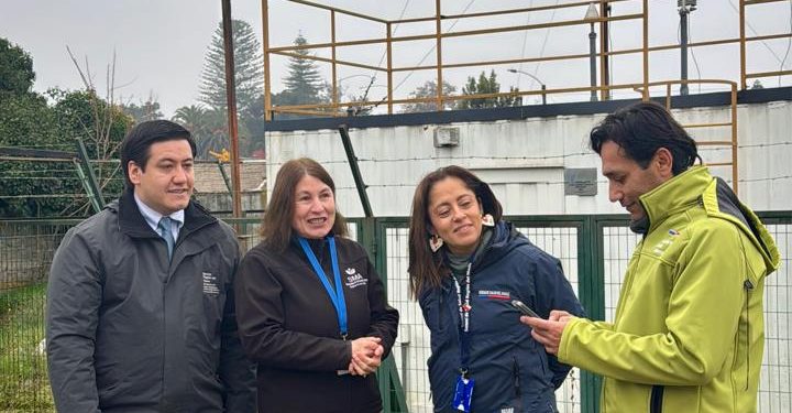 Autoridades realizan visita inspectiva a Estación de Monitoreo de Calidad del Aire en Talca
