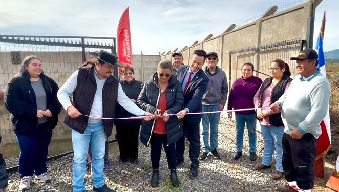 Inauguran mejoras para la planta de tratamiento y los sistemas de agua potable rural en sector de Lora en Licantén