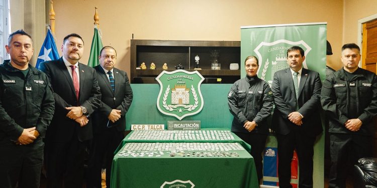 Delegado Prieto destaca contundente allanamiento en penal de Talca con incautación de distintos tipos de droga 