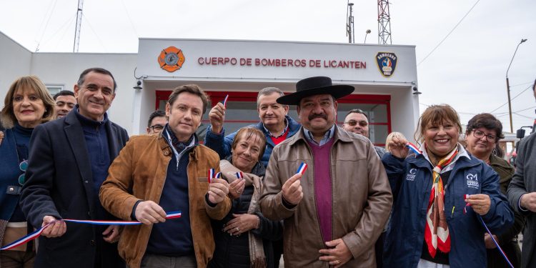 Plan Maule Seguro fortalece a Bomberos: Licantén inaugura ampliación de su histórico cuartel
