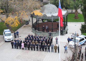 Con izamiento del Pabellón Nacional PDI inició actividades de su 93 aniversario