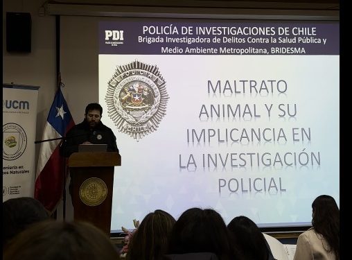 Seminario de la PDI promueve la protección animal y medioambiental en la UCM