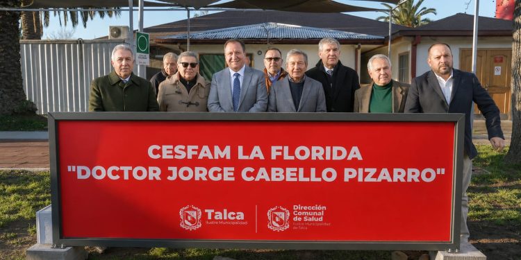 Oficializan nueva denominación del Cesfam La Florida “Doctor Jorge Cabello Pizarro” en honor a destacado médico talquino