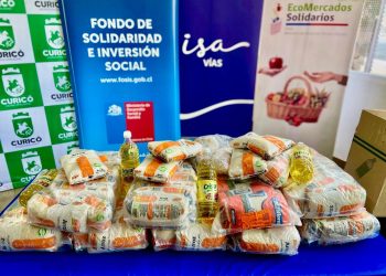 Donación al EcoMercado Solidario permitirá entregar alimentos gratuitos a más familias de Curicó