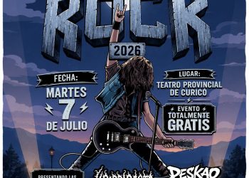 Teatro Provincial de Curicó será escenario del Pre festival de Rock 2026