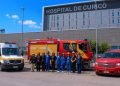Hospital de Curicó rinde emotivo homenaje a funcionarios que también son bomberos