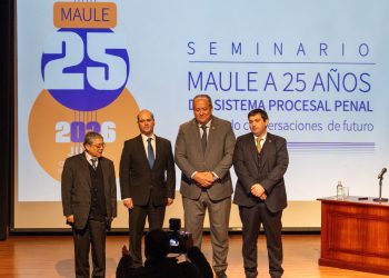 Delegado Prieto participa en seminario por los 25 años de la Reforma Procesal Penal en el Maule