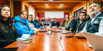 Delegado Prieto lidera coordinación ante vientos y lluvias pronosticados para esta semana en el Maule