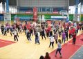 Con más de 200 adultos mayores practicando deporte se realizó el masivo de newcom de la Municipalidad de Talca