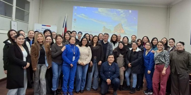 Coordinadora del Centro de Humanización de Madrid realiza capacitación a funcionarios del Hospital de Cauquenes