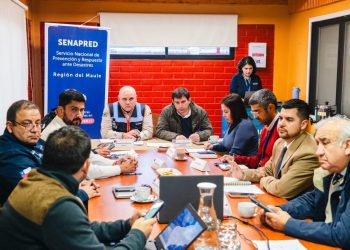 Autoridades refuerzan coordinación ante sistema frontal que afecta al Maule