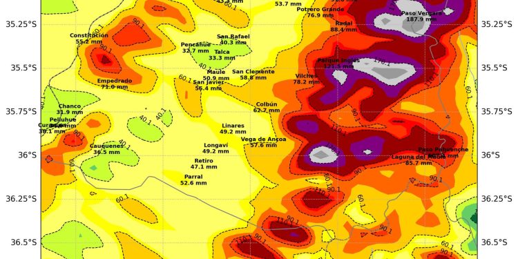 Pronostican intensas lluvias, fuertes vientos y riesgo de anegamientos para este fin de semana