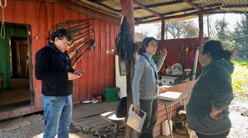 Seremi MINVU y SERVIU iniciaron evaluación de viviendas con daños graves tras sistema frontal