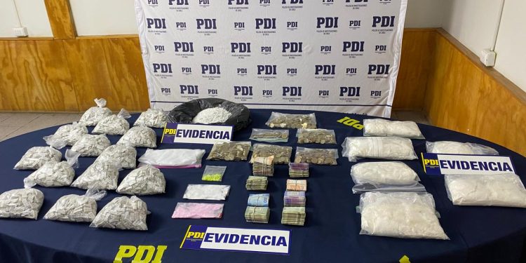 Desarticulan banda de narcotraficantes en amplio Operativo en Talca y Curicó