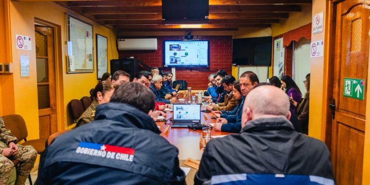Mesa técnica regional coordina despliegue preventivo ante nuevo sistema frontal que afectaría al Maule