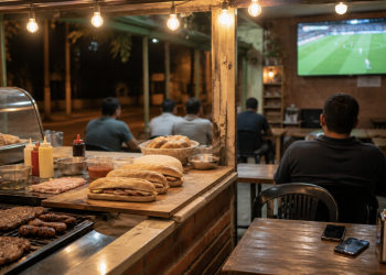 El fútbol también mueve la economía chica: comida, pantallas y previa en días de partido