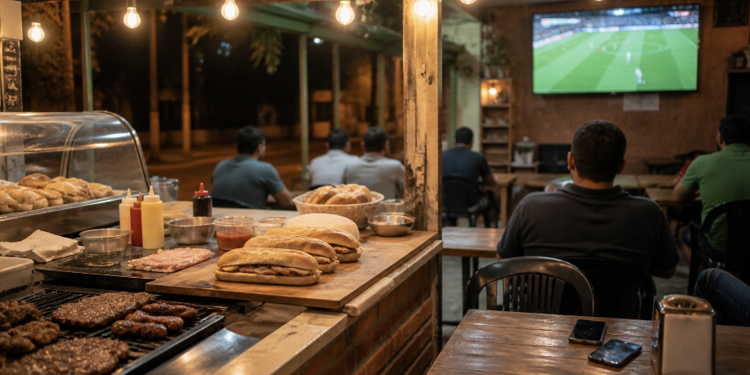 El fútbol también mueve la economía chica: comida, pantallas y previa en días de partido