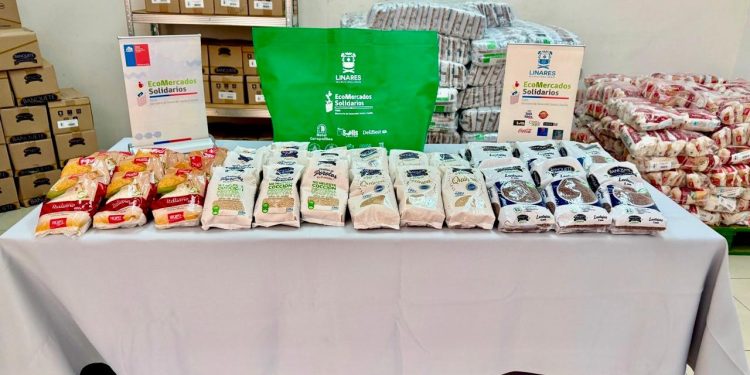 EcoMercado Solidario de Linares distribuirá más de dos toneladas de alimentos donados por Tucapel