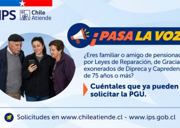 IPS recuerda a personas de 75 años o más con Pensiones Especiales que ya pueden Solicitar la PGU