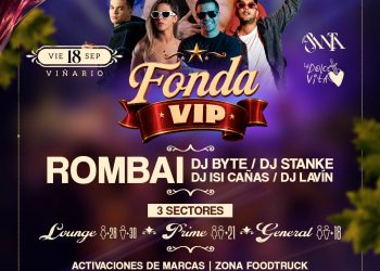  Fonda VIP se prepara para celebrar Fiestas Patrias junto a Rombai