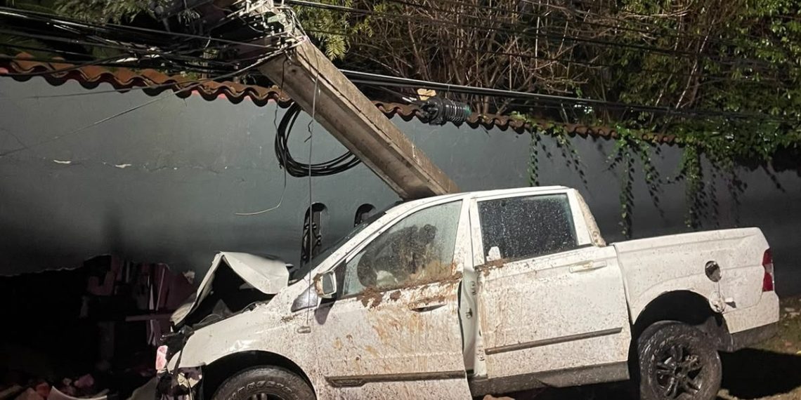 Maule es la segunda región en Chile con más cortes de luz por postes chocados