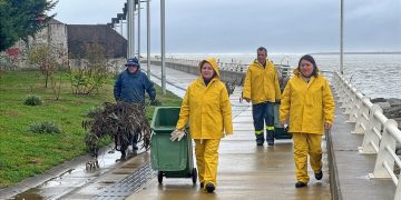 SERVIU Maule dispone cierre preventivo del Parque Fluvial de Constitución ante llegada de sistema frontal