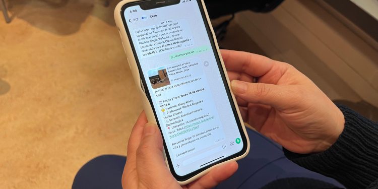 Hospital Regional de Talca aplica Whatsapp para gestionar sus horas