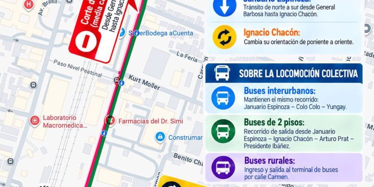 Linares: Este lunes 05 de octubre comienza la Etapa 6 del mejoramiento del eje Januario Espinoza, Carmen y Maipú