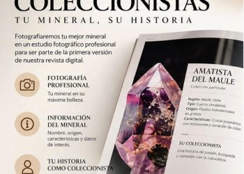 Invitan a primer encuentro de coleccionistas de minerales y cristales en Talca
