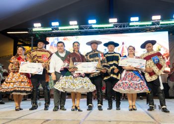 Pelarco coronó a los nuevos campeones nacionales de cueca súper senior