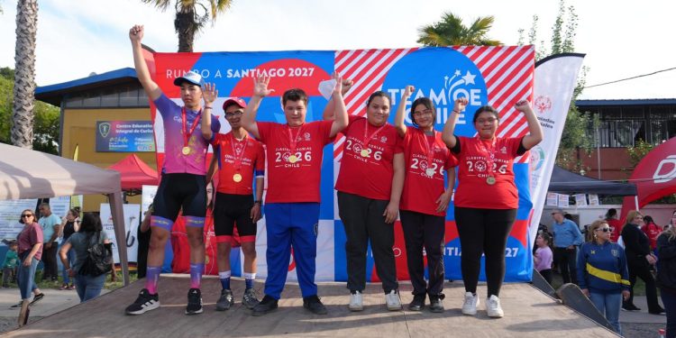Cuatro ciclistas del Maule clasifican a los juegos mundiales del Olimpiadas Especiales Santiago 2027
