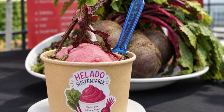 Crean innovador helado a partir de hojas y tallos de betarraga