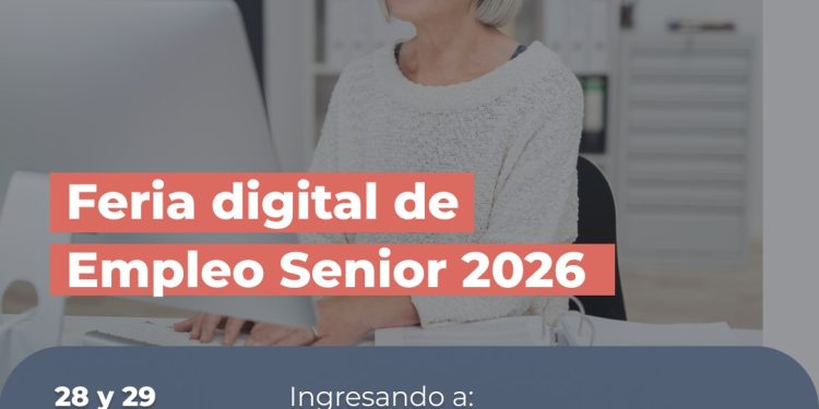 Feria de Empleos Senior se realizará este 28 y 29 de octubre para personas mayores de 55 años